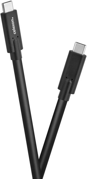 celexon USB-C Kabel - USB 3.2 Gen 2x1 1,5m, schwarz