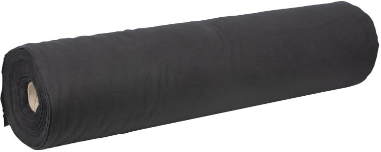 Showtec Deko-Molton, black, roll, 80cm - 60m x 80cm