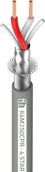 Adam Hall Cables 4 STAR M 250 CPR - Mikrofonkabel 2 x 0,50 mm² Indoor Installationskabel LSZH