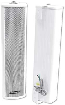 Haut-Parleur Extérieur DAP HS-50R 50W - IP66, Aluminium, Gris, Montage Table