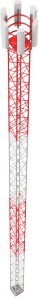 Gitterträger für 5G Funkmast 20 m hoch ST54 Traversensystem
