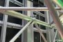 Structure porteuse spéciale pour un mur LED au stade Preußen-Münster