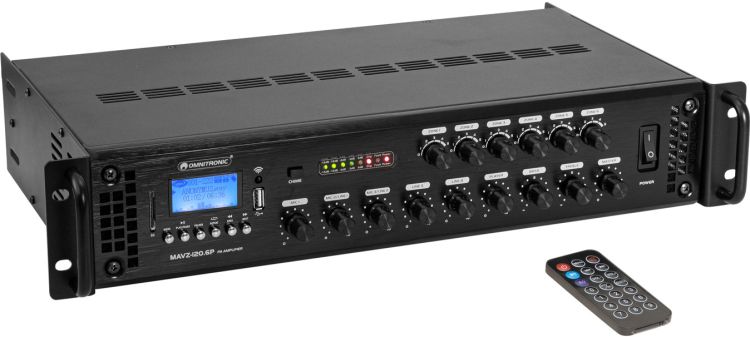 OMNITRONIC MAVZ-120.6P ELA-Mischverstärker