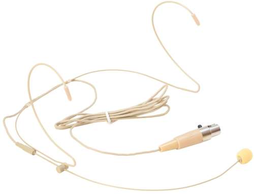OMNITRONIC UHF-502 Taschensender – 823-832 MHz, Mit Lavalier-Mikrofon, CH B Orange, 50 M Reichweite