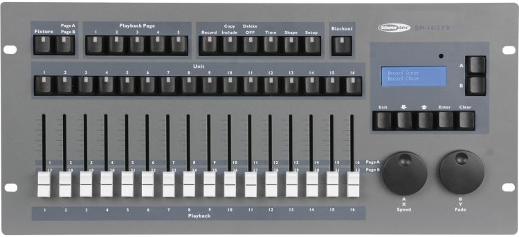 Showtec SM-16/2 FX - Lichtpult mit 32 Kanälen und Shape Engine