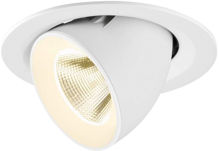 SLV NUMINOS® GIMBLE M, Deckeneinbauleuchte,, 4000 K, 20°, weiß
