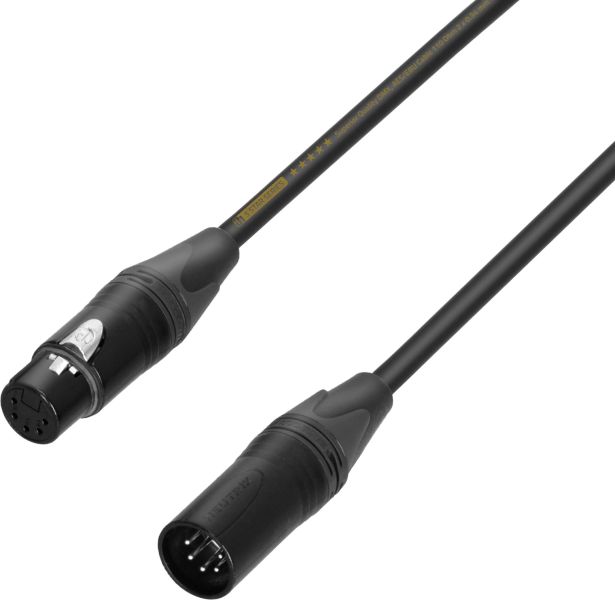 Lot De 6 Câbles Microphone XLR – Nylon Tressé, Symétrique, 3 Broches Mâle/femelle – Pour Préamplis, Enceintes, DMX