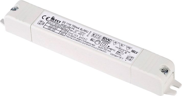 SLV LED-Treiber 11W, 700mA, inkl. Zugentlastung