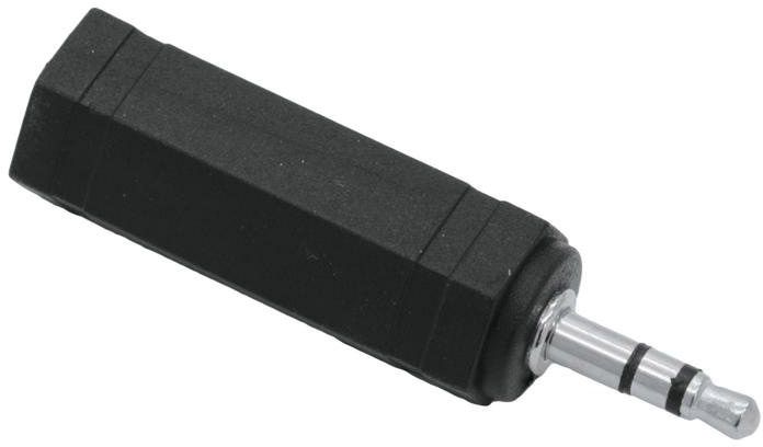 OMNITRONIC Adapter 3,5 Klinke(M)/6,35(F) stereo