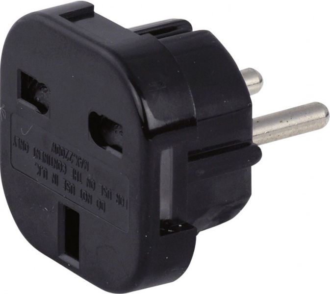 Showtec Schuko zu UK Stecker Adapter  230V/240V