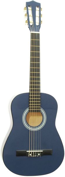 DIMAVERY AC-303 Klassikgitarre 1/2, blau