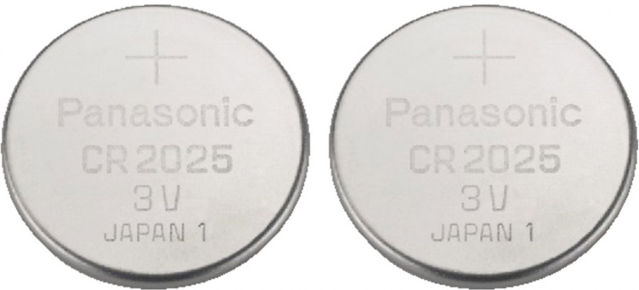Panasonic CR2025 Pila botón de litio no-recargable, 3V, 165 mAh