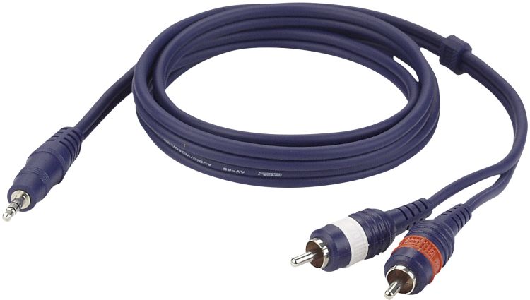 DAP FL30 - Stereo mini Klinke > 2 RCA Male L/R 6 m