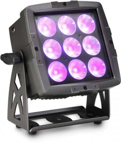 Cameo FLAT PRO FLOOD 600 IP65 Outdoor-Fluter, 9x12W RGBWA+UV 6-in-1 LEDs