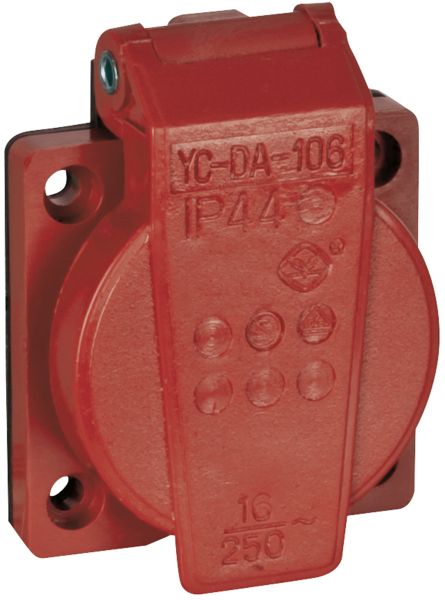 Showtec Chassis 230V/240V VDE Connector  Red