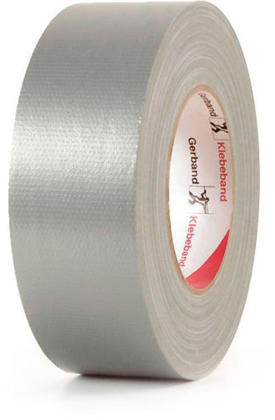 Gaffer Tape Gerband 250 silber - Gewebe-Klebeband/Panzertape