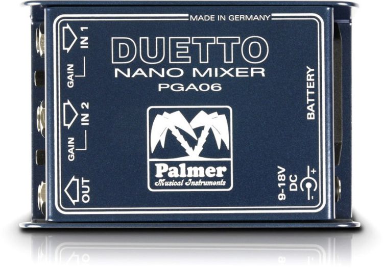 Palmer MI DUETTO Gitarren und Line Summierer
