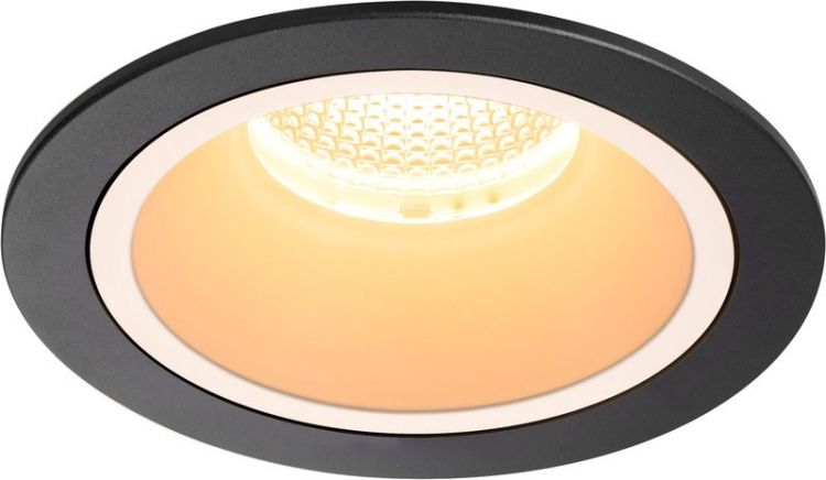 SLV NUMINOS, encastré de plafond intérieur, 20°, noir/blanc, LED, 2700K