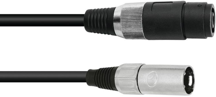 OMNITRONIC Adapterkabel Speaker(F)/XLR(M) 1m sw