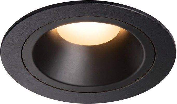 SLV NUMINOS, encastré de plafond intérieur, 20°, noir, LED, 2700K
