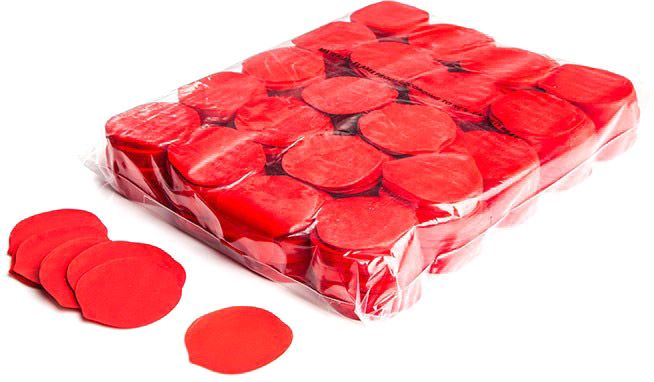 Magic FX Slowfall Konfetti Rosenblattförmig Ø 55mm - Rot 1kg