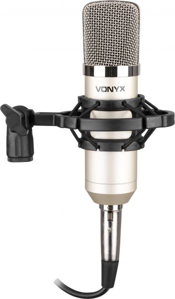 Vonyx CM400 Studio-Kondensatormikrofon Silber