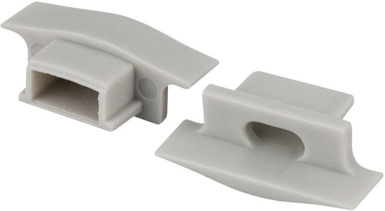 Artecta End Cap Set Profile Pro 1 2 Stk. Mit Loch, 2 Stk. ohne
