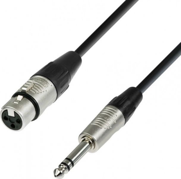 Adam Hall Cables K4 BFV 0150 Mikrofonkabel REAN XLR female auf 6,3 mm Klin