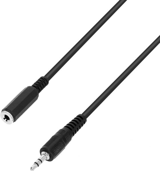 Adam Hall Cables 3 STAR BYW 0150 - Verlängerungskabel 3,5 mm Klinke stereo, 1,5 m