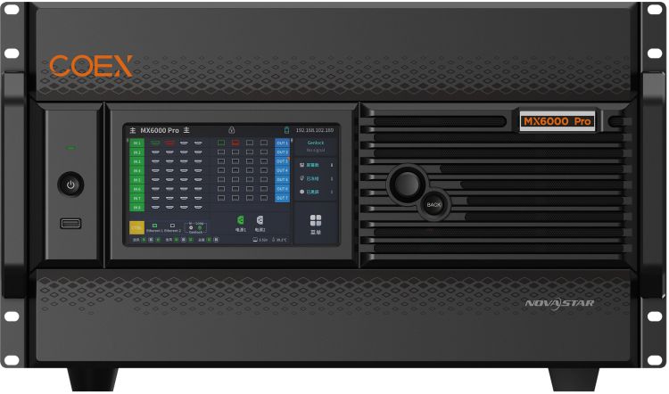 Novastar MX6000 Pro 8K LED Controller Hauptrahmen für 141 Megapixel