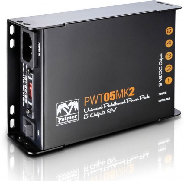 Palmer MI PWT 05 MK 2 Universelles 9V-Netzteil für Pedalboards 5 Ausgänge