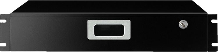 MONACOR RCS-52/SW 482-mm-Dokumentenschublade (19"), 2 HE