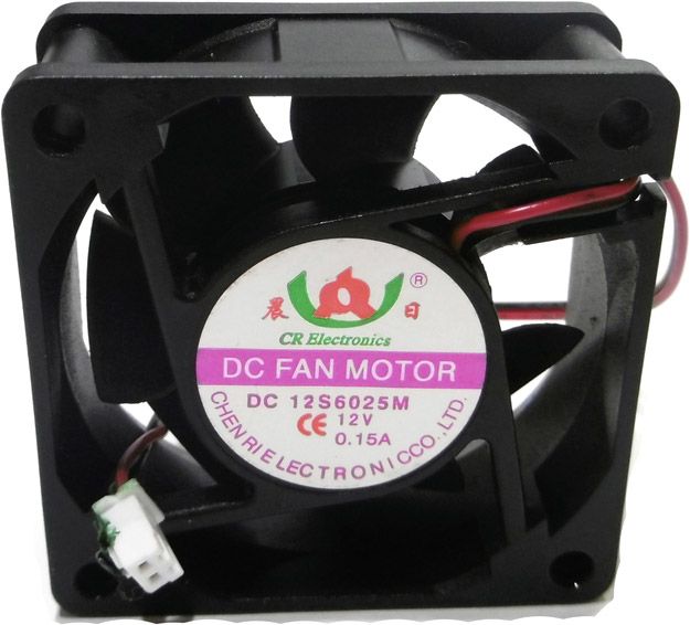 Ersatzteil Lüfter 12V/0,15A 60x60x25 (DC 12S6025M)