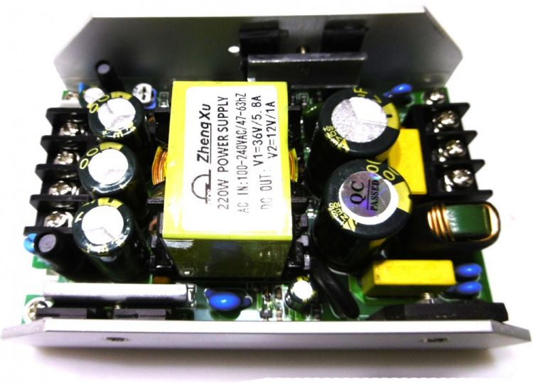 Platine (Netzteil) 36V/5.8A 12V/1A Audience Blinder 2x100W LED COB CW/WW (