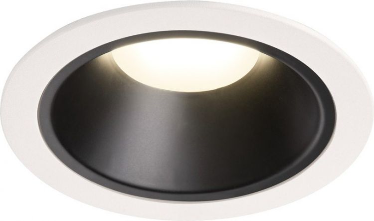 SLV NUMINOS, encastré de plafond intérieur, 20°, blanc/noir, LED, 4000K