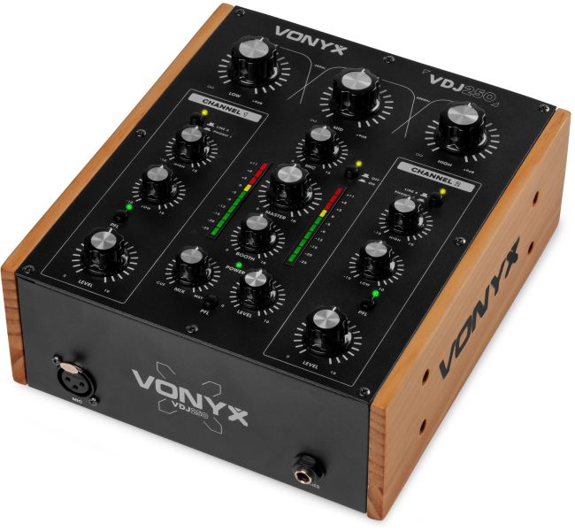 Vonyx VDJ250 2-Kanal-DJ-Rotary-Mixer