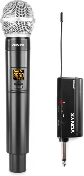 Vonyx WM55 Drahtloses Mikrofon Plug-and-Play UHF