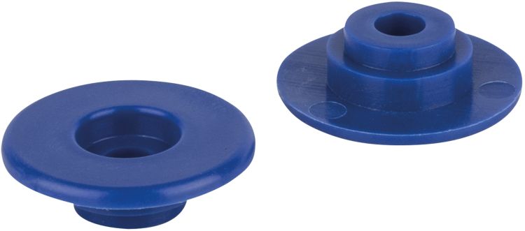WENTEX CURTFIX® Farbiger Ring für Vorhangklemme, blau, 50er-Set – blau