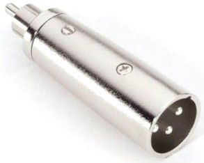 Adam Hall Connectors 7867 Adapter XLR male auf Cinch male