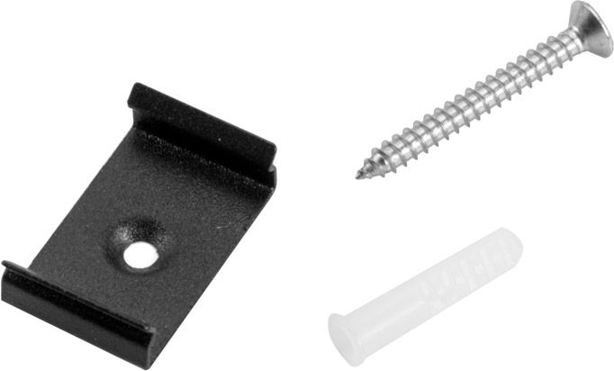 EUROLITE Halterung für U-Profil 20mm Metall sw