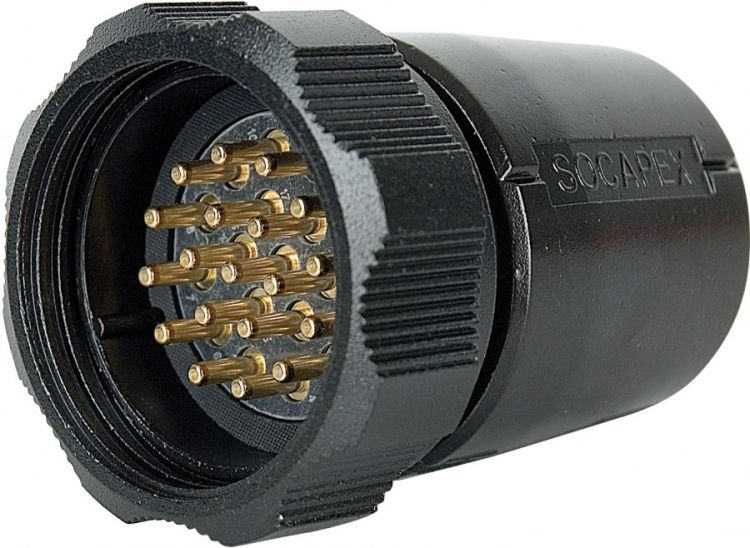 Showtec Socapex 19 Pin male cable connector