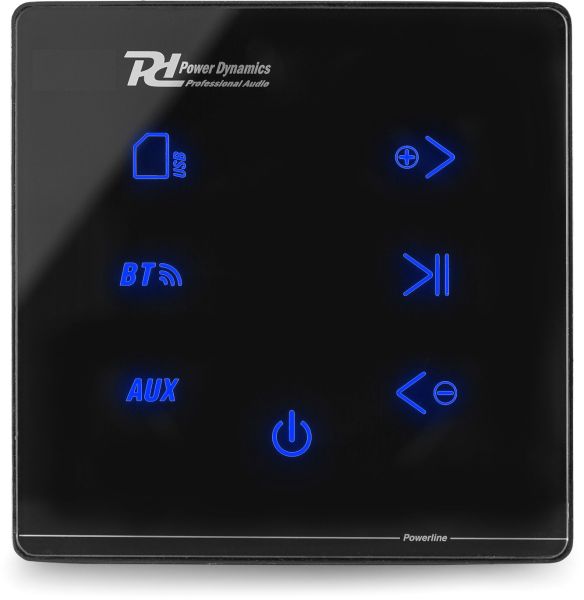 Power Dynamics Powerline A100B In-Wall Audio Verstärker BT Schwarz -B-Stock-