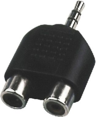 MONACOR NTA-105 Y-Adapter 3,5 Stereo/Cinch