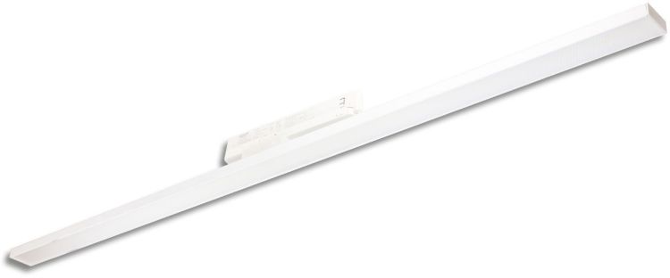 ISOLED 3-PH Linearleuchte prismatisch, 120cm, 40W, weiß, 3000|3500|4000K, CRI90, DALI dimmbar. -B-Stock-