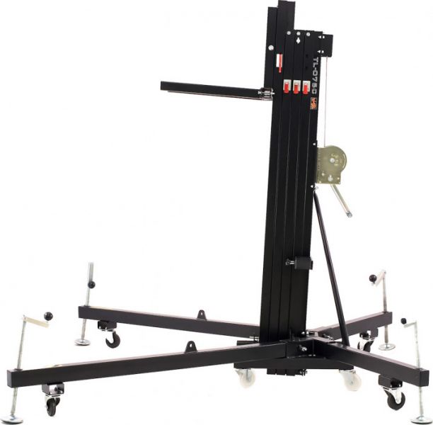 VMB - TL-075B Kurbelstativ Max. 300kg, Höhe 650cm Gabellift