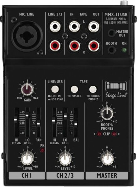 IMG STAGE LINE MMX-11USB Mischpult