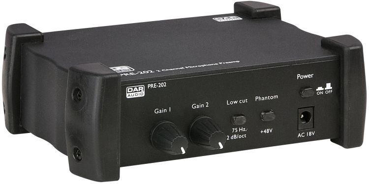 DAP-Audio PRE-202 2 Channel Microphone Preamp