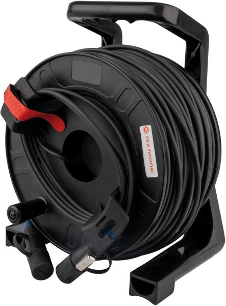 SEETRONIC Glasfaserkabel, Singlemode – 100 m auf Spule