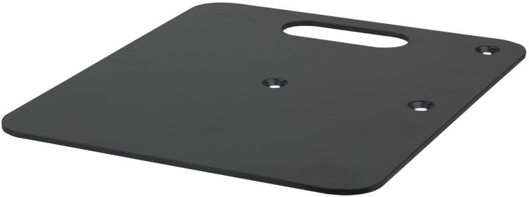 Baseplate 600(l) x 600(w)mm - 14Kg, Black (powder coated)