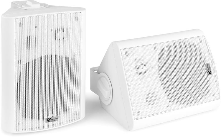 Power Dynamics BGB50 Innen-/Außen-Aktivlautsprecher-Set mit BT 5,25" 100W Weiß -B-Stock-
